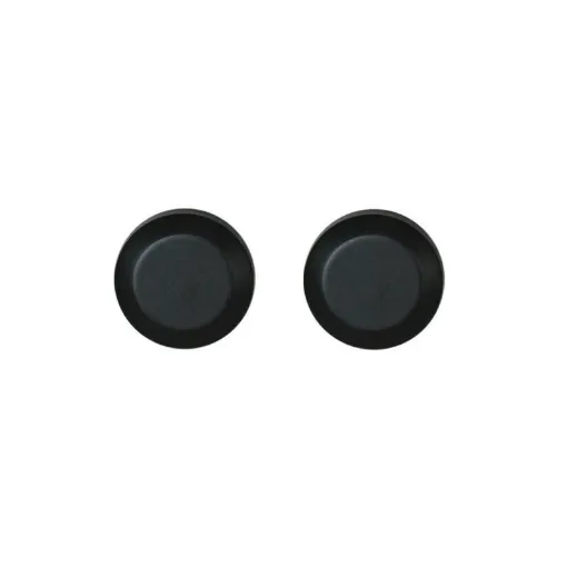 Picture of Pair of round roses for Zephyr door - Borgne - Black