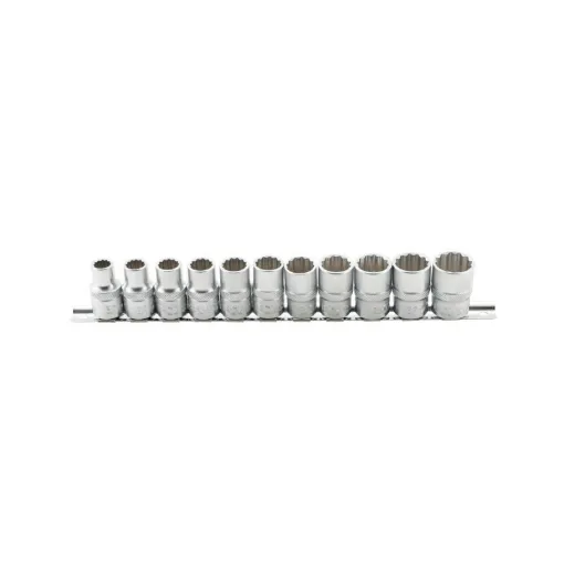 Picture of BGS TECHNIC twelve sided socket set - 12,5 mm - 11 pcs - 9107