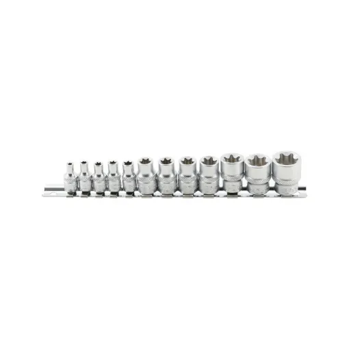 Picture of BGS TECHNIC E-Profile Socket Set - 6,3-10 mm - E20 - 12 pcs - 2038