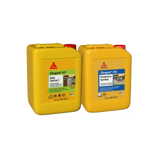 Picture of SIKA Floor Cleaning and Protection Pack - Sikagard-127 Stop 5L - Sikagard-210 Floor Protector Mat 5L