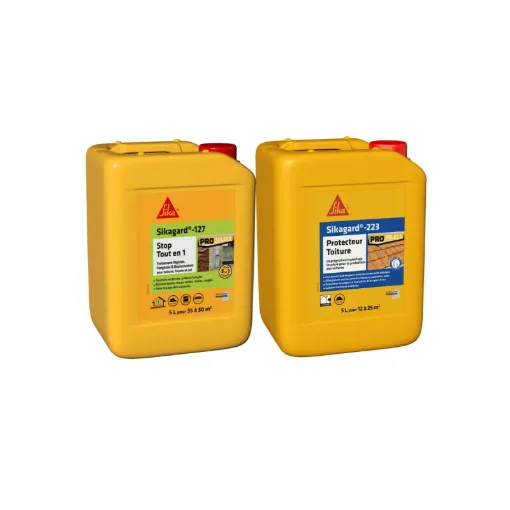 Picture of SIKA Roof Treatment and Protection Pack - Sikagard-127 Stop All in 1 5L - Sikagard-223 Roof Protector 5L