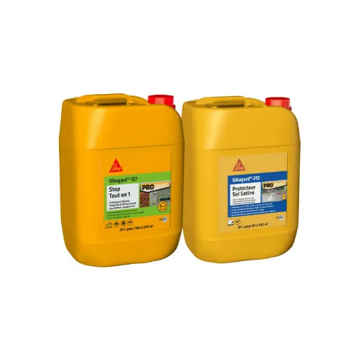 Picture of SIKA Floor Cleaning and Protection Pack - Sikagard-127 Stop 20L - Sikagard-212 Satin Floor Protector 20L