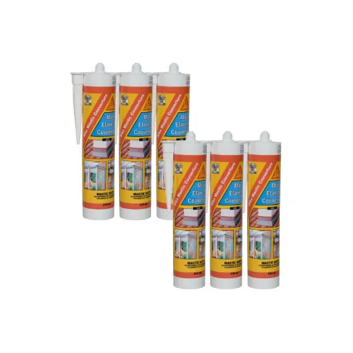 Picture of Set of 6 butyl sealants SIKA Mastic Couverture - Grey - 310ml