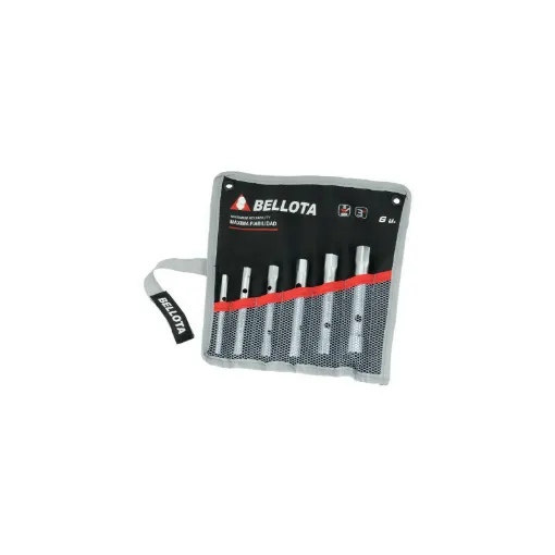 Picture of Set of 6 BELLOTA Hollow Pipe Wrenches - hexagonal - 64956BS