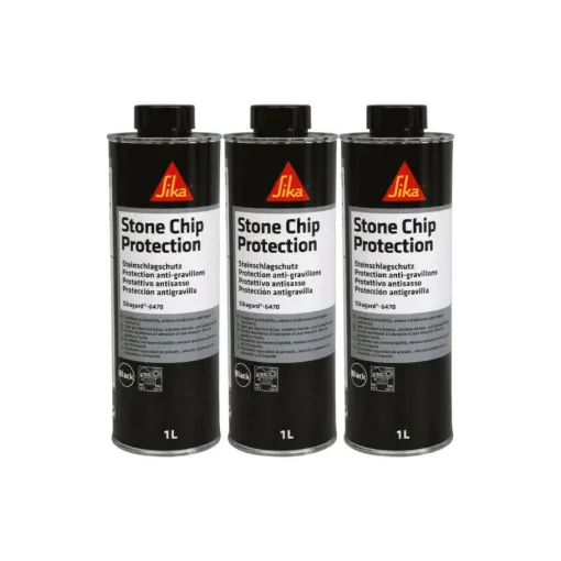 Picture of Set of 3 anti-gravel coatings SIKA Sikagard 6470 - Black - 1L