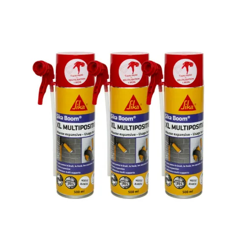 Picture of Set of 3 SIKA Boom XL Multiposition foam - White - 500 ml