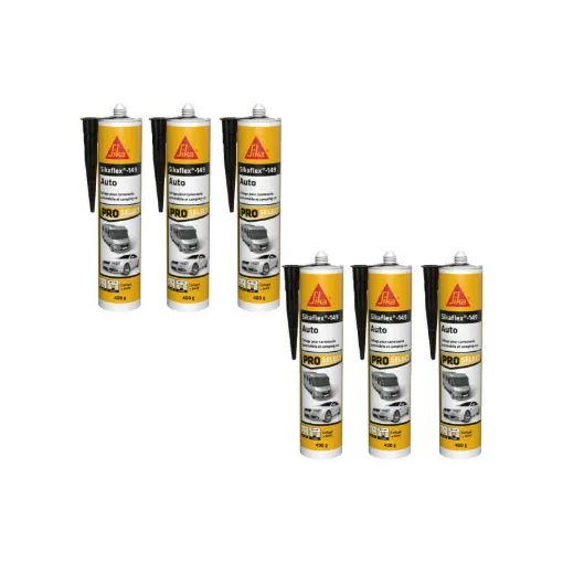 Picture of Set of 6 SIKA Sikaflex 149 Auto Adhesives - Black - 651991