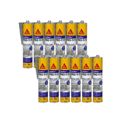 Picture of Batch of 12 SIKA Sikaflex PRO 11 FC Purform adhesive sealants - Grey concrete - 300ml