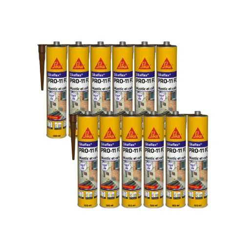 Picture of Batch of 12 SIKA Sikaflex PRO 11 FC Purform - Brown - 300ml