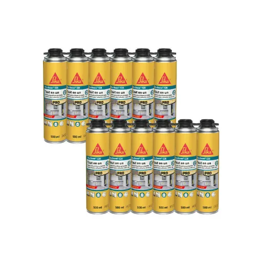 Picture of Set of 12 SIKA all-in-one expanding foams - SikaBoom 528 - 500ml