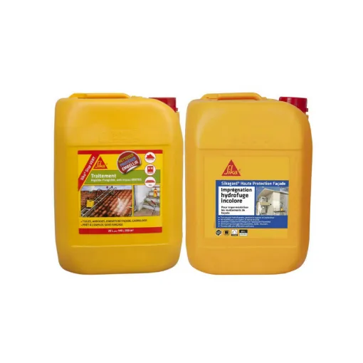 Picture of SIKA Treatment and Protection Pack - SikaStop GREEN 20L - Sikagard High Protection Water Repellent 20L