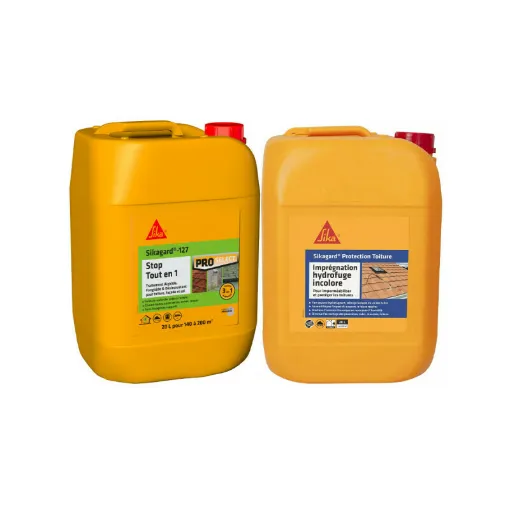 Picture of SIKA Roof Treatment and Protection Pack - Sikagard-127 Stop All in 1 20L - Sikagard Roof Protection Water Repellent 20L