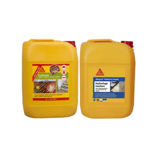 Picture of SIKA Treatment and Protection Pack - SikaStop GREEN 20L - Sikagard Fa�ade Protection Waterproofing 20L