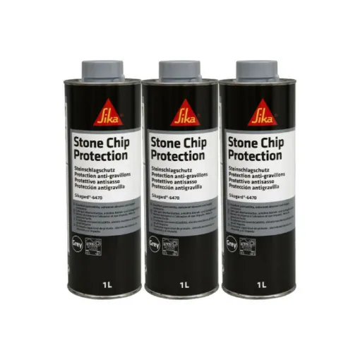 Picture of Set of 3 anti-gravel coatings SIKA Sikagard 6470 - Grey - 1L