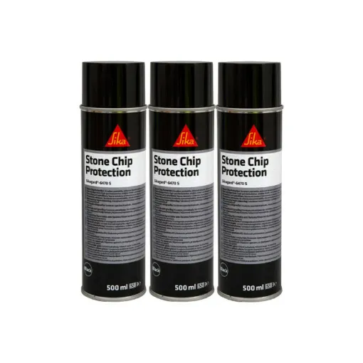 Picture of Set of 3 anti-gravel coatings SIKA Sikagard 6470 S - Black - 500ml