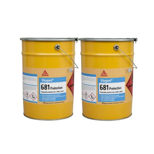 Picture of Batch of 2 colorless protections for floors SIKA Sikagard 681 Protection - 11L