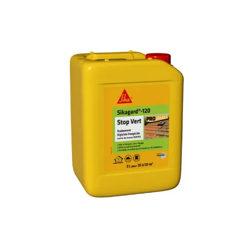 Picture of SIKA Algaecide and Fungicide Treatment - Sikagard-120 Stop Green - 5L