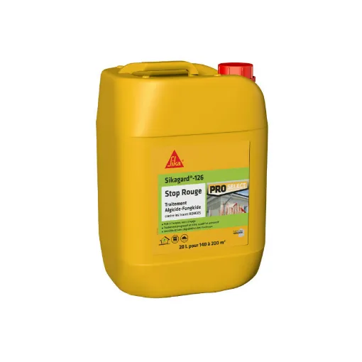 Picture of SIKA Algaecide and Fungicide Treatment - Sikagard-126 Stop Red - 20L