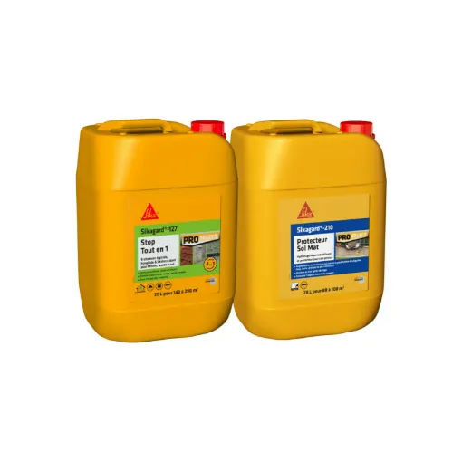 Picture of SIKA Floor Cleaning and Protection Pack - Sikagard-127 Stop 20L - Sikagard-210 Floor Protector Mat 20L