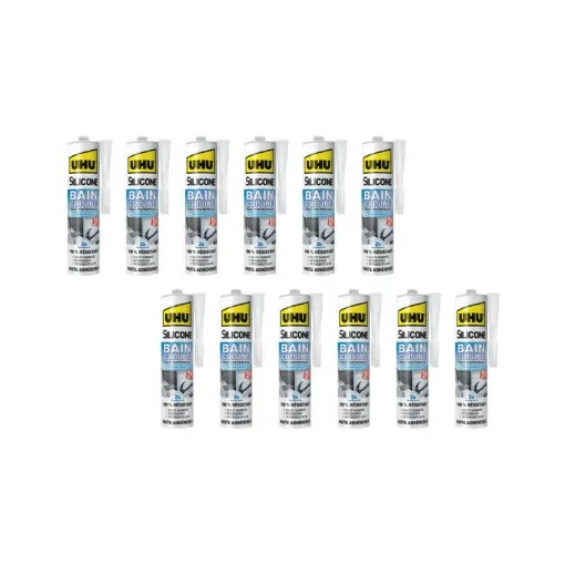 Picture of Set of 12 silicones UHU Bain Cuisine 2H - Transparent - 300ml