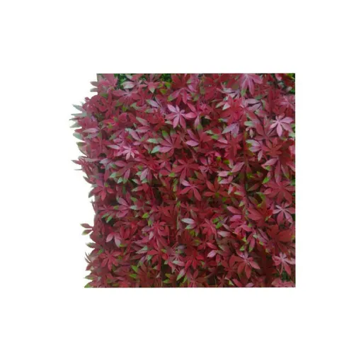 Picture of Green wall JET7GARDEN 4 panels artificial foliage Virginia creeper - 1m2 - red green