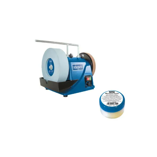 Picture of Pack SCHEPPACH Water sharpener 250mm - 180W - TIGER3000VS - Sharpening paste