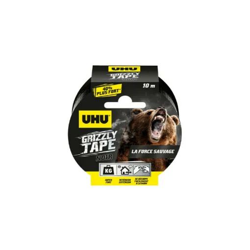 Picture of UHU Grizzly Tape Black - 10m - 34555