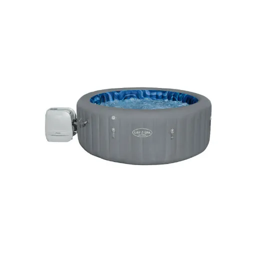 Picture of Inflatable Spa BESTWAY - 7 places - 216 x 80 cm - Lay-Z-Spa Santorini Hydrojet Pro - 60075