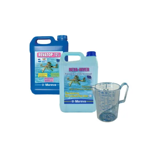 Picture of MAREVA winterization pack for swimming pools - Reva hiver multi-actions - Revatop - Measuring jug