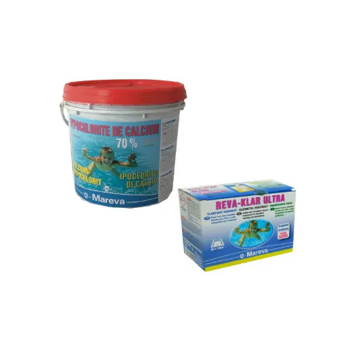 Picture of MAREVA Pack - Calcium hypochlorite granules - 5kg - Reva-klar clarifying cartridges - 1kg