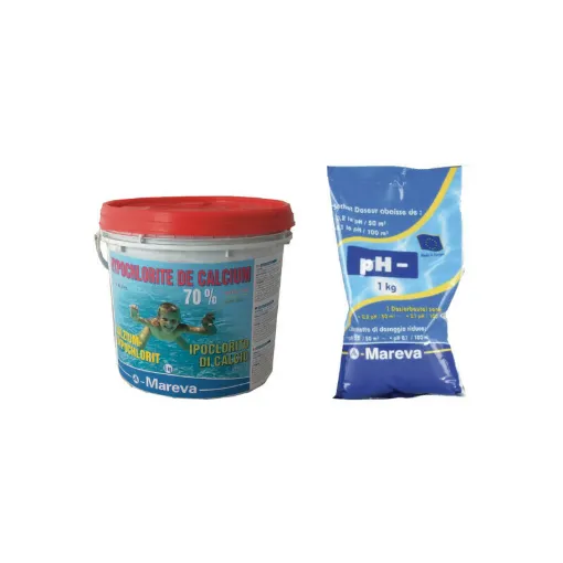 Picture of MAREVA Pack - Calcium hypochlorite granules - 5kg - pH reducer - 1kg