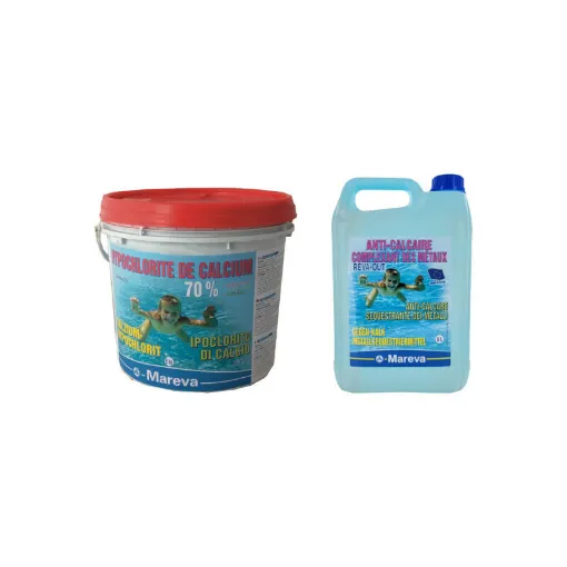 Picture of MAREVA Pack - Calcium hypochlorite granules - 5kg - Reva-out limescale remover - 5L