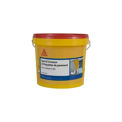 Picture of Tile adhesive paste for tiles and cladding (D1-ET) - SIKA SikaCeram Basic - Ivory - 15kg