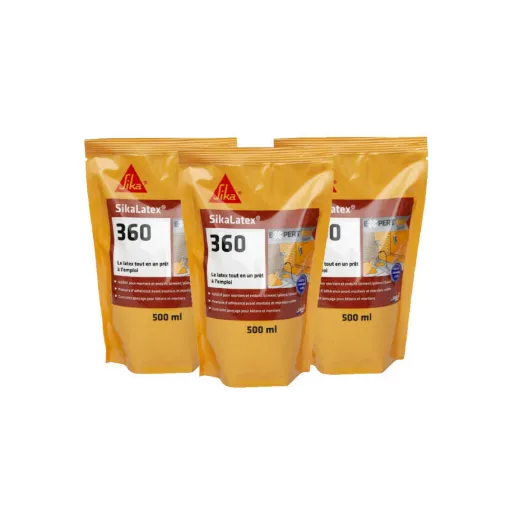 Picture of Set of 3 SIKA SikaLatex 360 Bonding Resins - 500ml