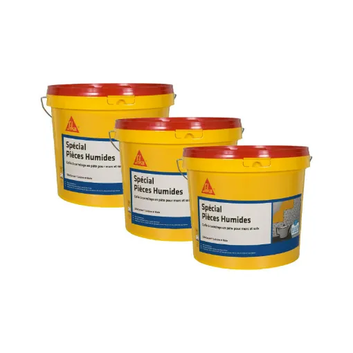 Picture of SIKA SikaCeram Kitchen and Bath 3-part Paste Tile Adhesive - 5kg