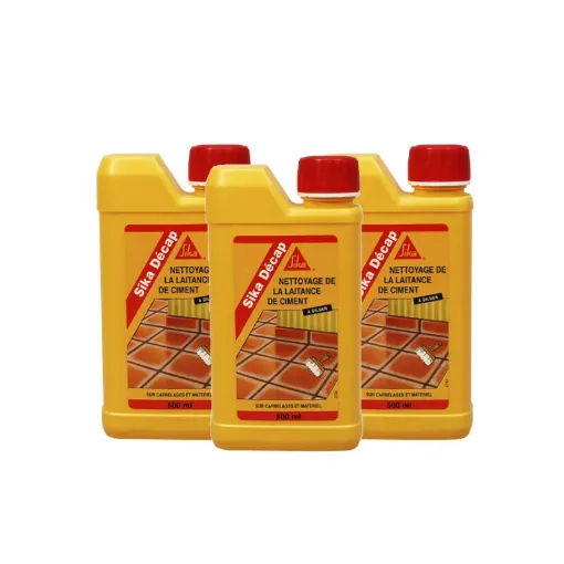 Picture of Set of 3 cement laitance removers - SIKA D�cap - Amber - 500ml