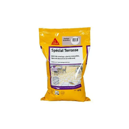 Picture of CG2WA - SIKA SikaCeram Terrace Tile Grout External Floor Grout - Grey - 4kg