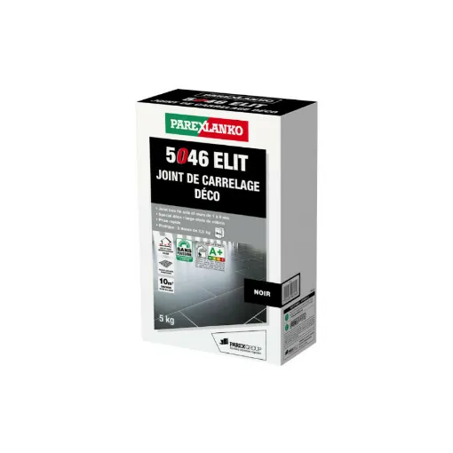 Picture of PAREXLANKO 5046 Elit tile grout - Black - 5 kg - L5046NOIR5