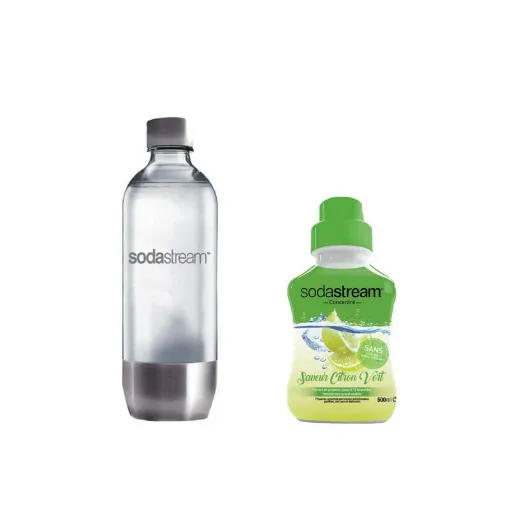 Picture of SODASTREAM Bottle PET Metal Base Pack 1L - Lime Concentrate 500 ml