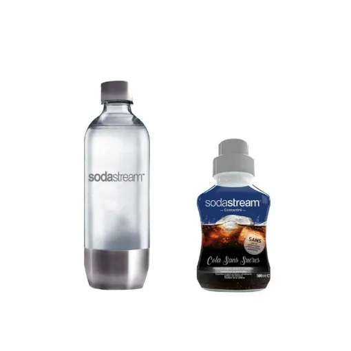 Picture of SODASTREAM Bottle PET Metal Base Pack 1L - Sugar-free Cola Concentrate 500 ml