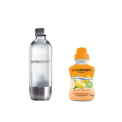 Picture of SODASTREAM Bottle Bottle Metal Base PET 1L - Citrus Concentrate 500 ml