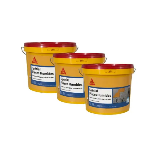 Picture of Set of 3 SIKA SikaCeram Kitchen and Bath Tile Adhesives - 3 x 15kg