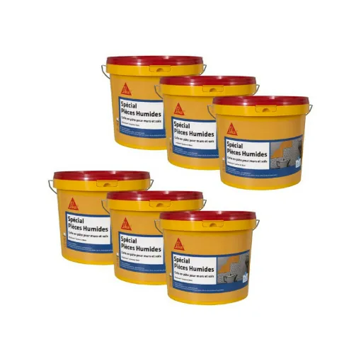 Picture of Set of 6 SIKA SikaCeram Kitchen and Bath Tile Adhesives - 6 x 15kg