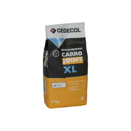 Picture of CEGECOL Carrojoint XL Grouting Mortar - Cement Grey - Wide Joints - 5kg - 582856