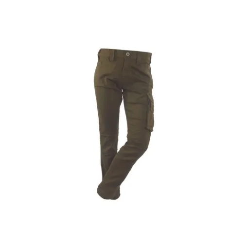 Picture of RICA LEWIS - Men's work jeans - Size 42 - Multi-pocket - Comfortable straight cut - Fibreflex - Twill stretch - Khaki -