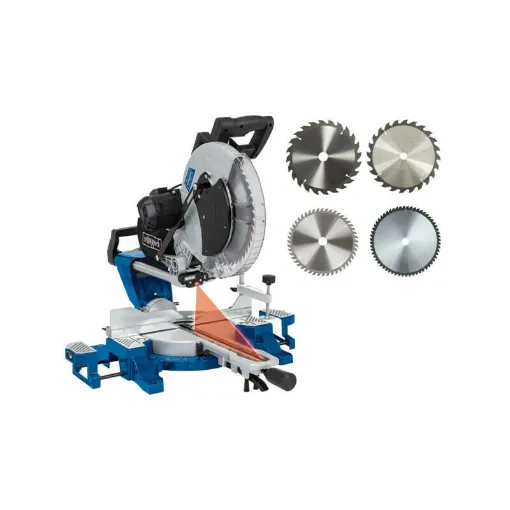 Picture of Pack SCHEPPACH Radial mitre saw 305 mm 2000W - HM140L - 2 Blades 24-60 teeth