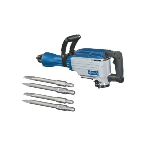 Picture of Pack SCHEPPACH Chisel Hammer 1600W - AB1600 - 2 Flat chisels - 2 Pointerolles - 30 mm