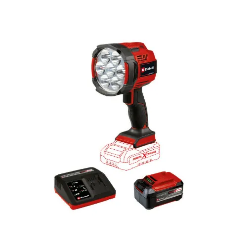 Picture of EINHELL 18V Power X-Change LED Lamp Pack - TE-CL 18/2500 LiAC-solo - Starter Kit Power 5.2Ah