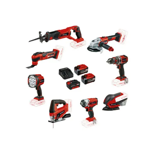 Picture of Pack EINHELL 18V Power X-Change - 8 tools - Starter Kit Power 4.0Ah - 2 batteries 5.2Ah Twinpack