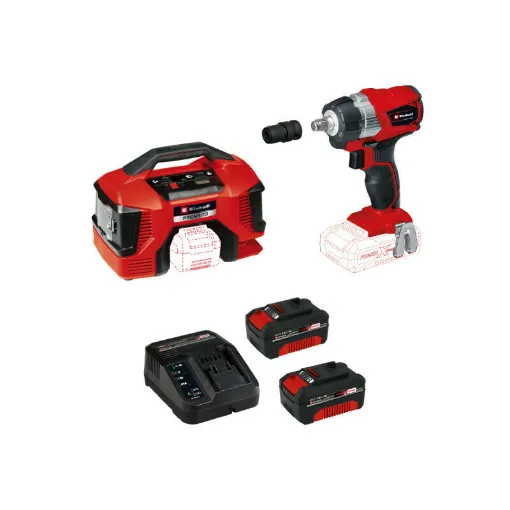 Picture of Pack EINHELL 18V Power X-Change - Air compressor PRESSITO 18/21 - Cordless bolt cutter TE-CW 18 Li BL-solo - Starter Kit